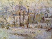 Paul Gauguin, Garten im Schnee